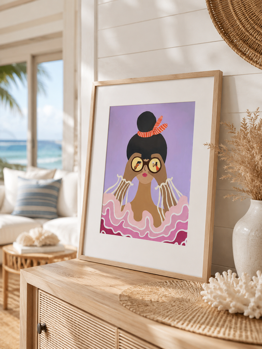Sea What I See – On the Beach | Dreamy Coastal Art Print Inspired by Hawai‘i