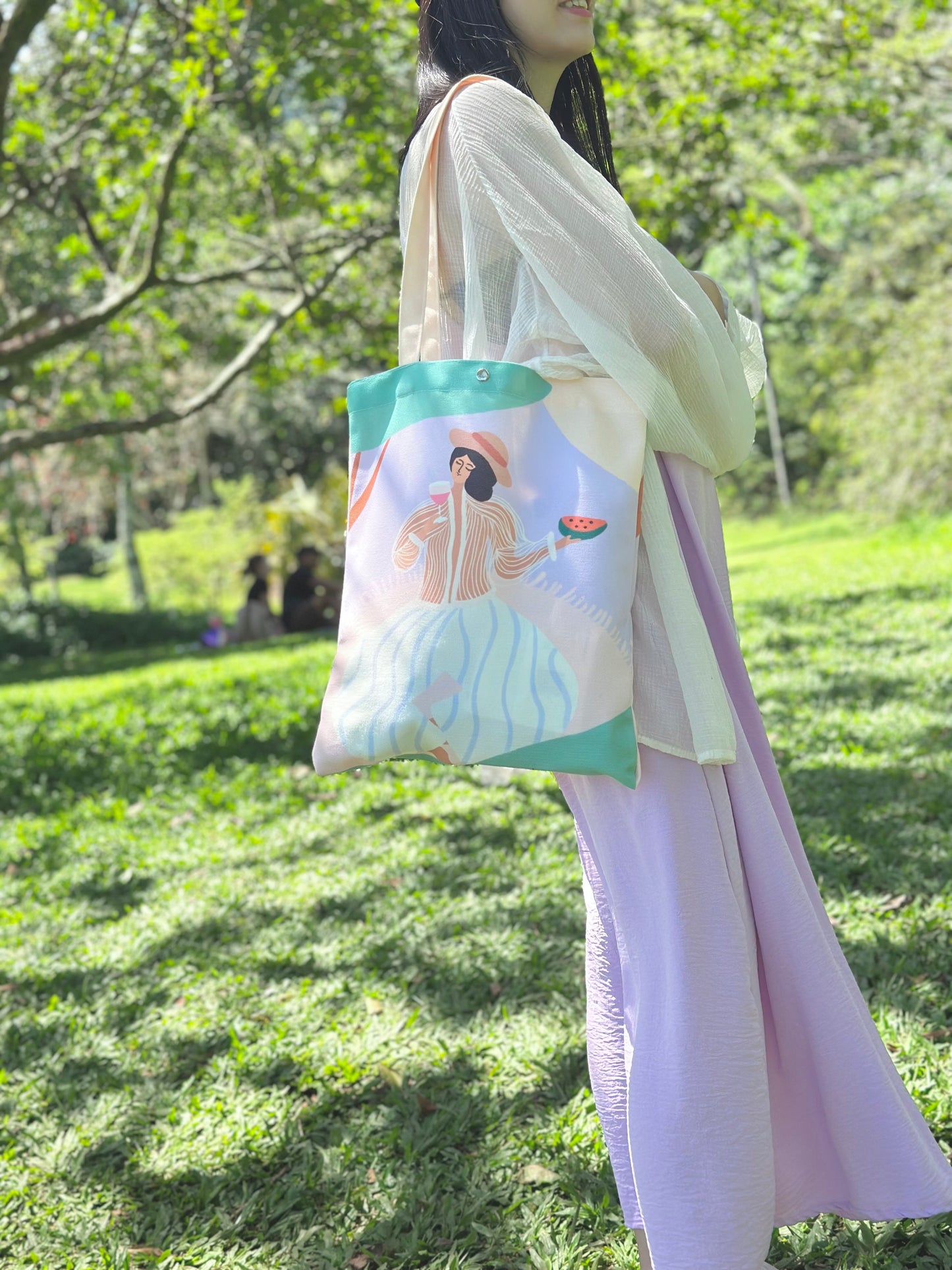 "Under the Sweet Shade" Tote – Inspired by Hawaii 🌊