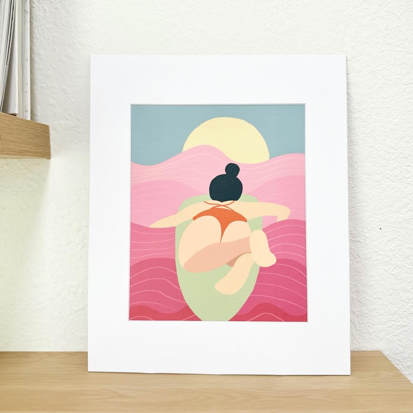 "50 Shades of Pink" Matted Print