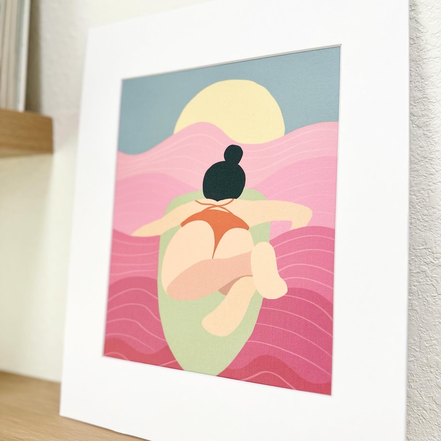 "50 Shades of Pink" Matted Print