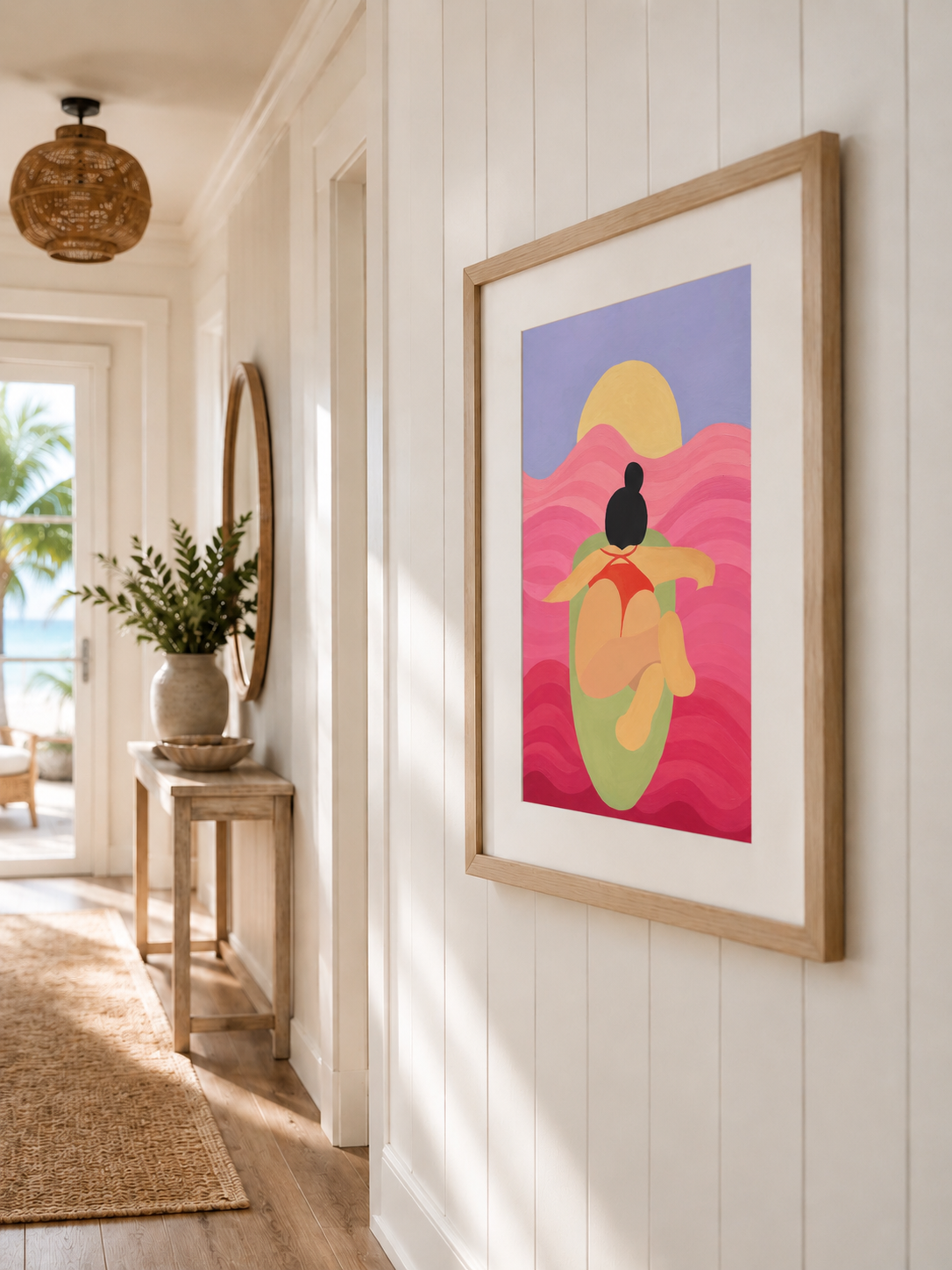 "50 Shades of Pink" Matted Print