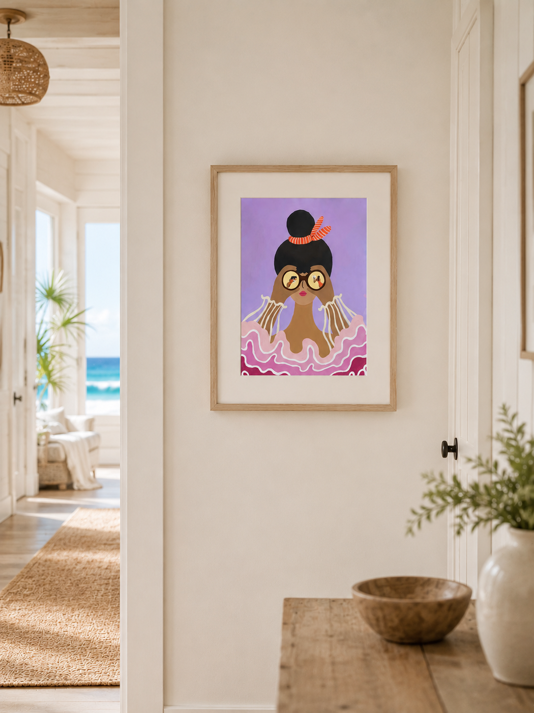 Sea What I See – On the Beach | Dreamy Coastal Art Print Inspired by Hawai‘i