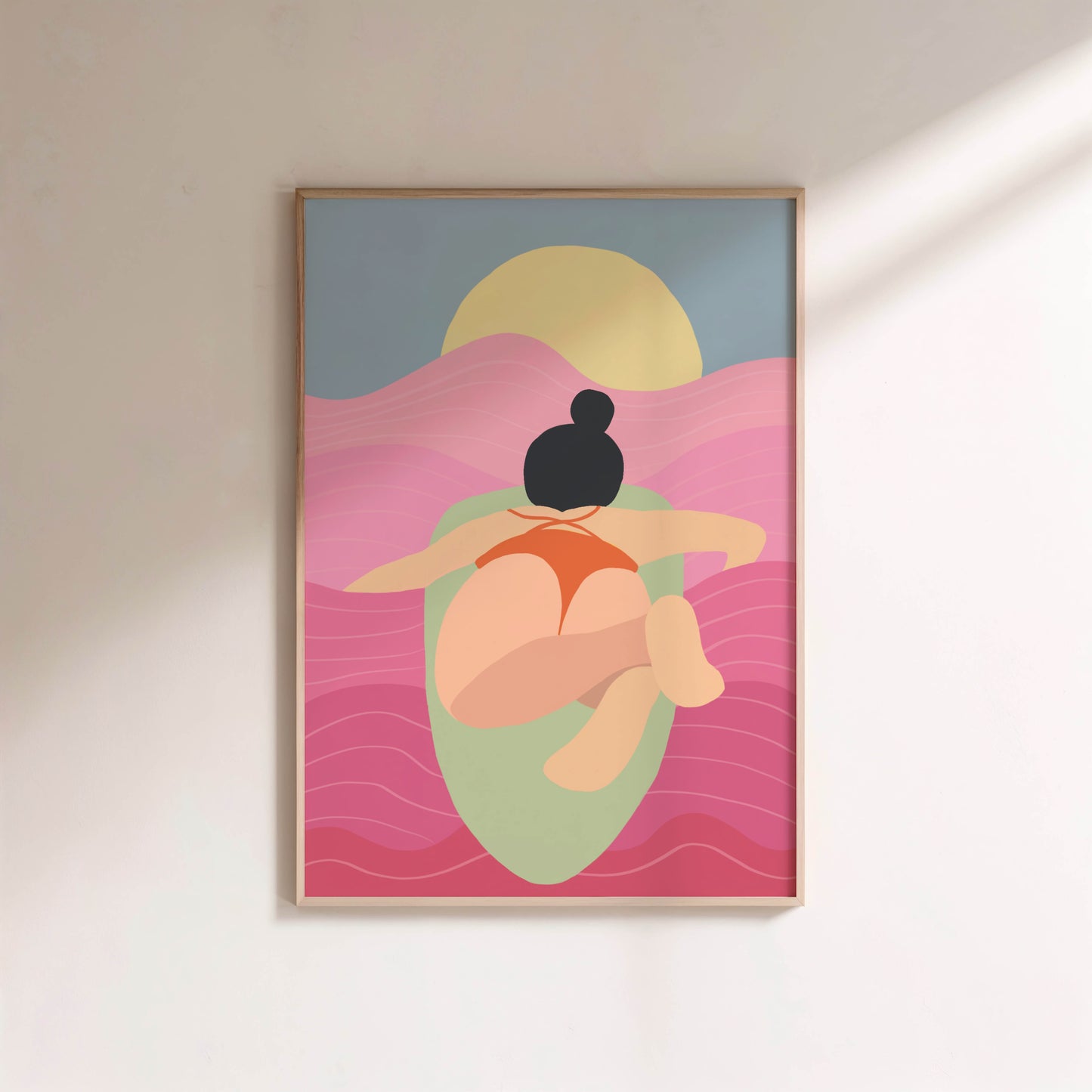 "50 Shades of Pink" Matted Print