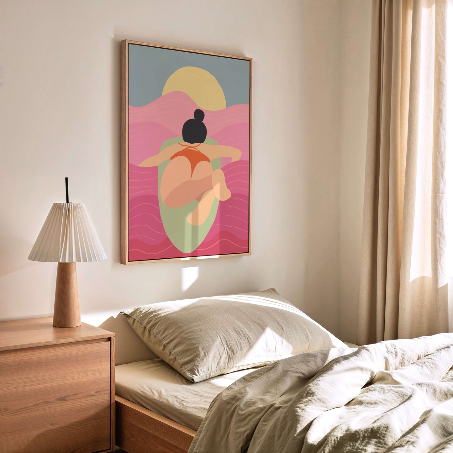 "50 Shades of Pink" Matted Print