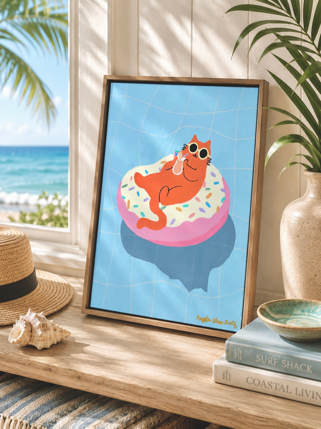 Just Donut Care 002— Original Acrylic Painting (11”x14”)