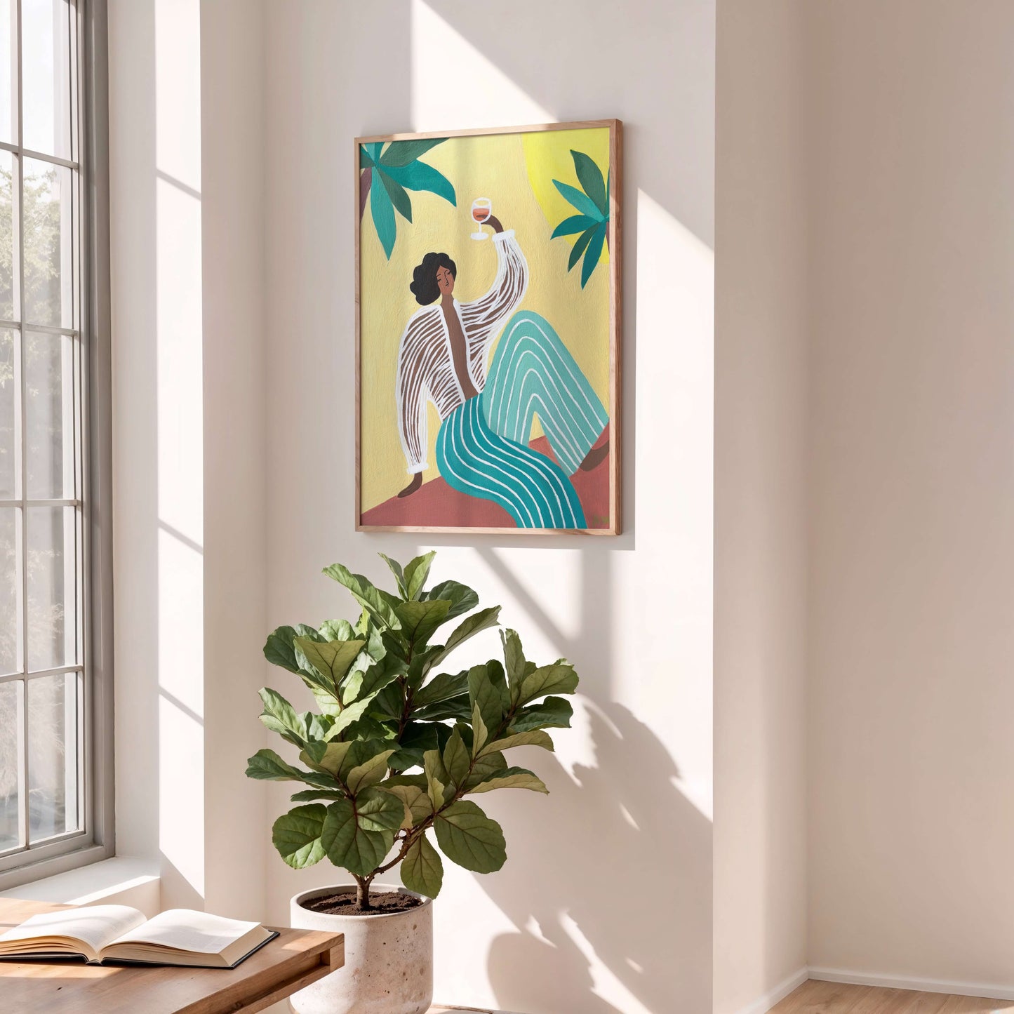 "Cheers to Chill " Matted Print