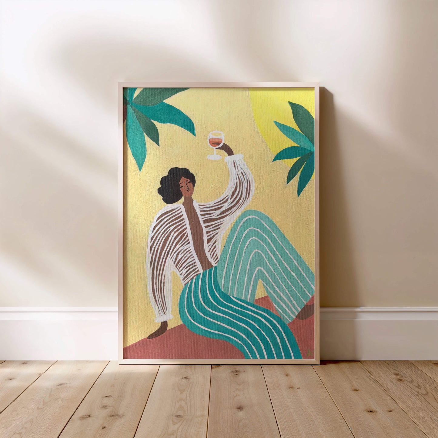 "Cheers to Chill " Matted Print