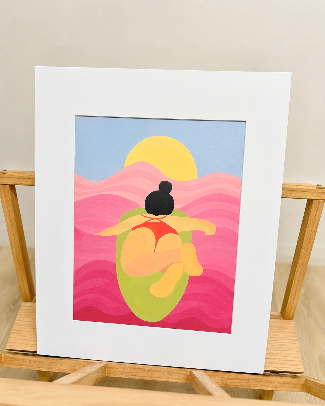 "50 Shades of Pink" Matted Print