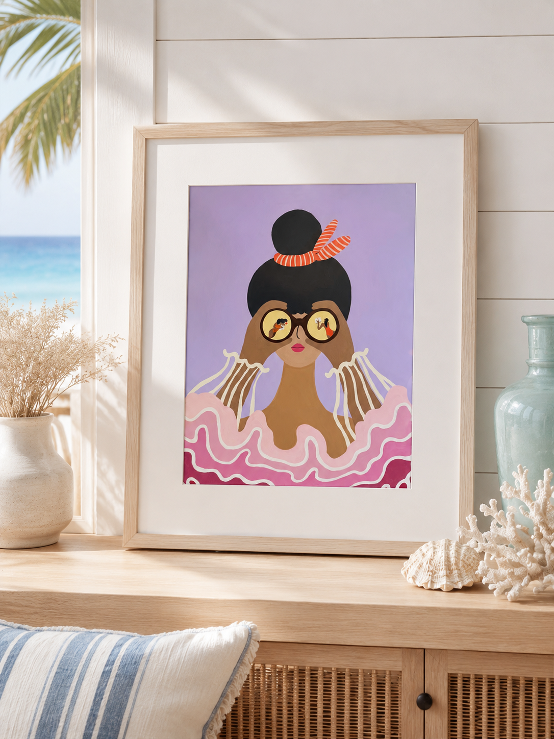 Sea What I See – On the Beach | Dreamy Coastal Art Print Inspired by Hawai‘i