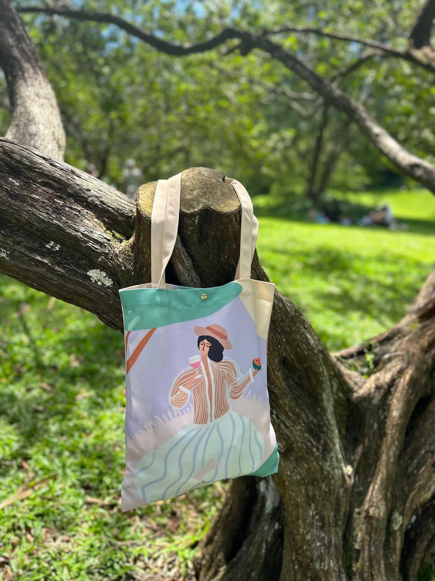 "Under the Sweet Shade" Tote – Inspired by Hawaii 🌊