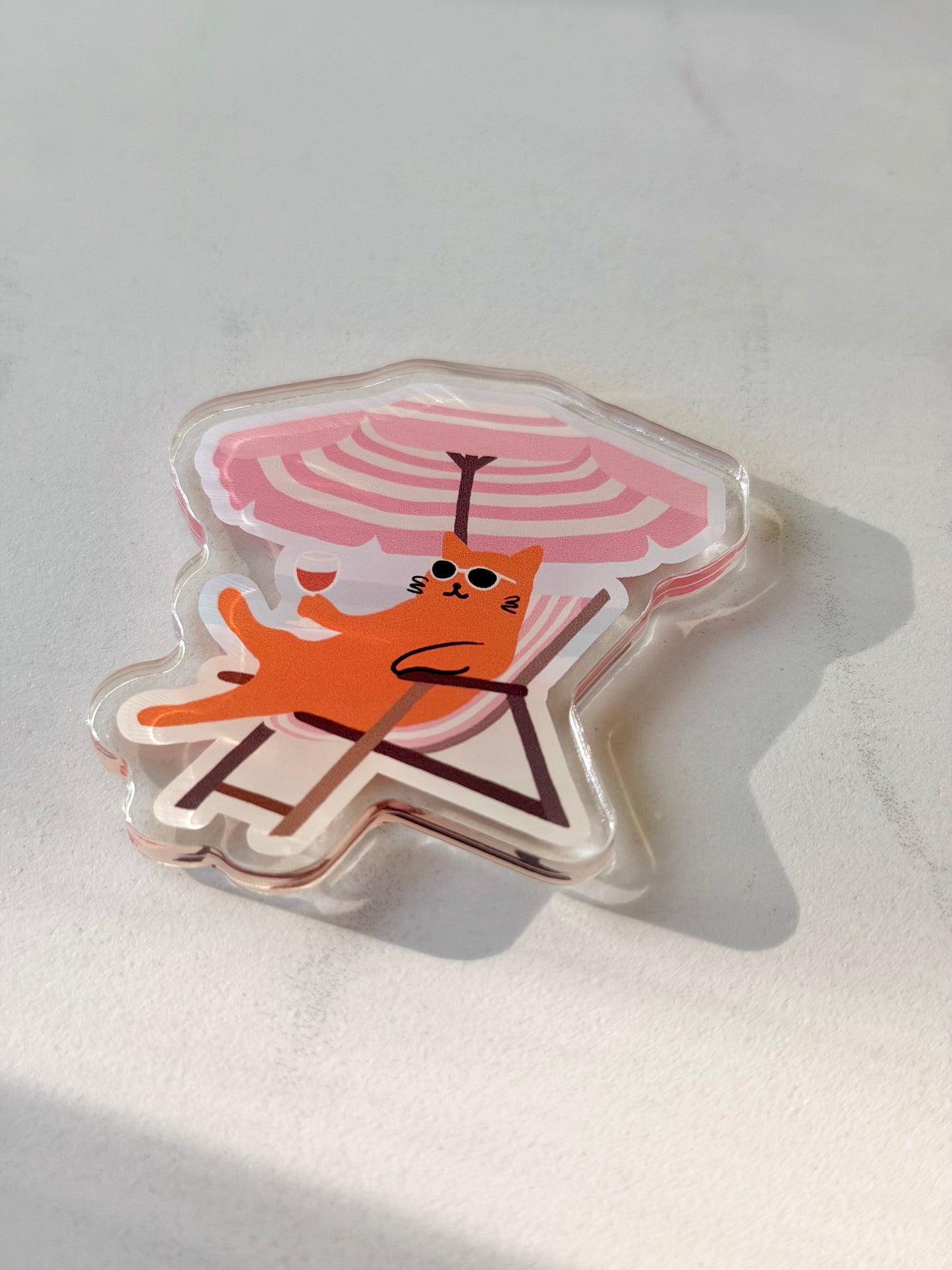 “Beach Cat” Fridge Magnet – Milo the Beach Cat Collection