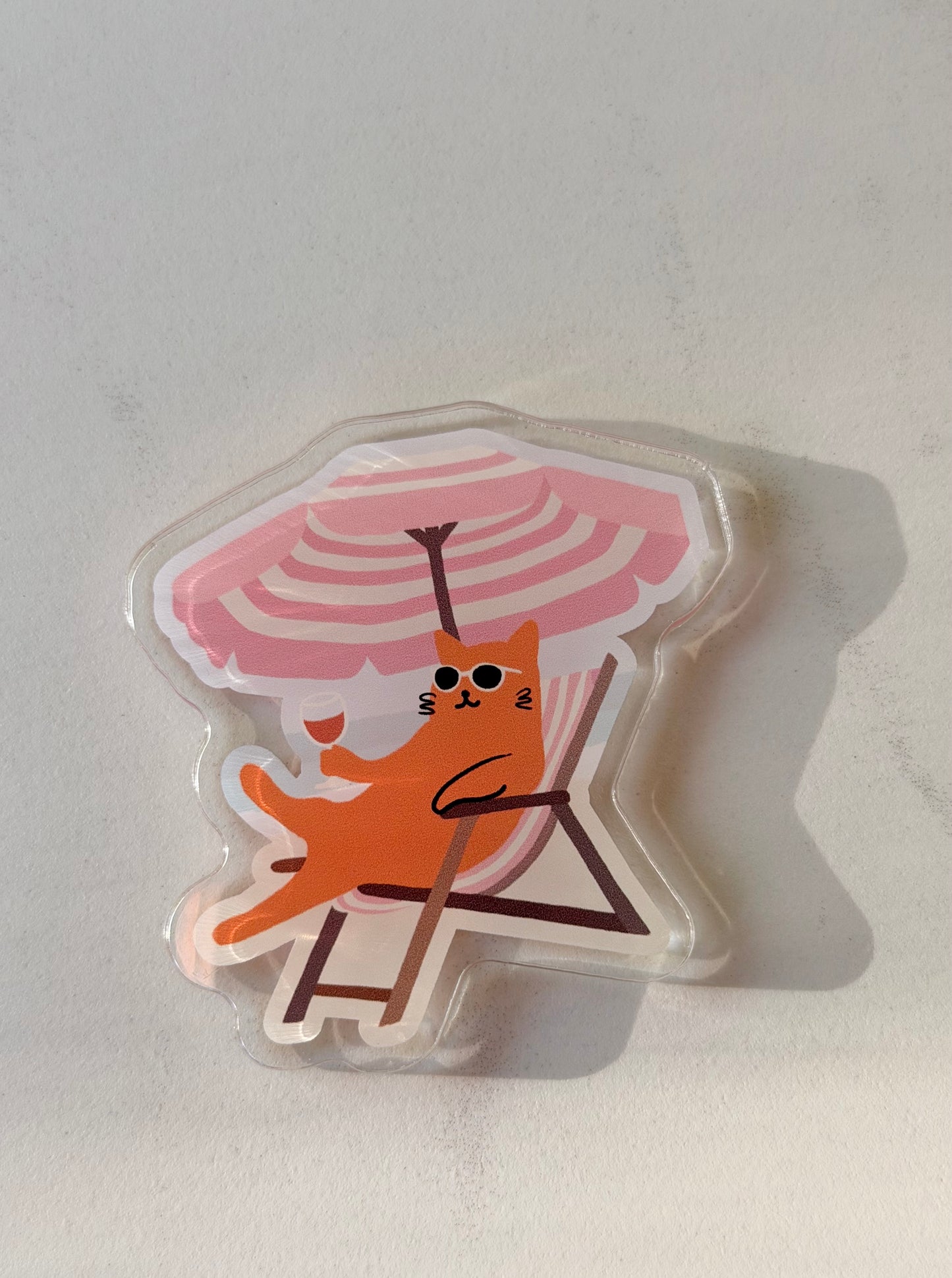 “Beach Cat” Fridge Magnet – Milo the Beach Cat Collection