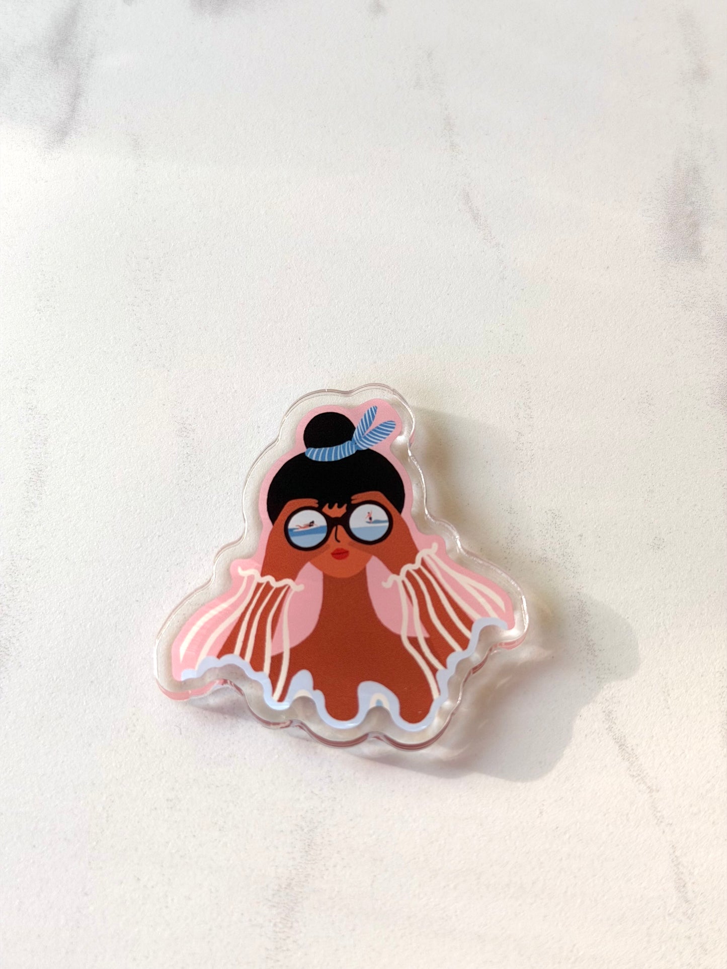 “Sea What I See” Fridge Magnet – Hawaii-Inspired Art by Angela Wan