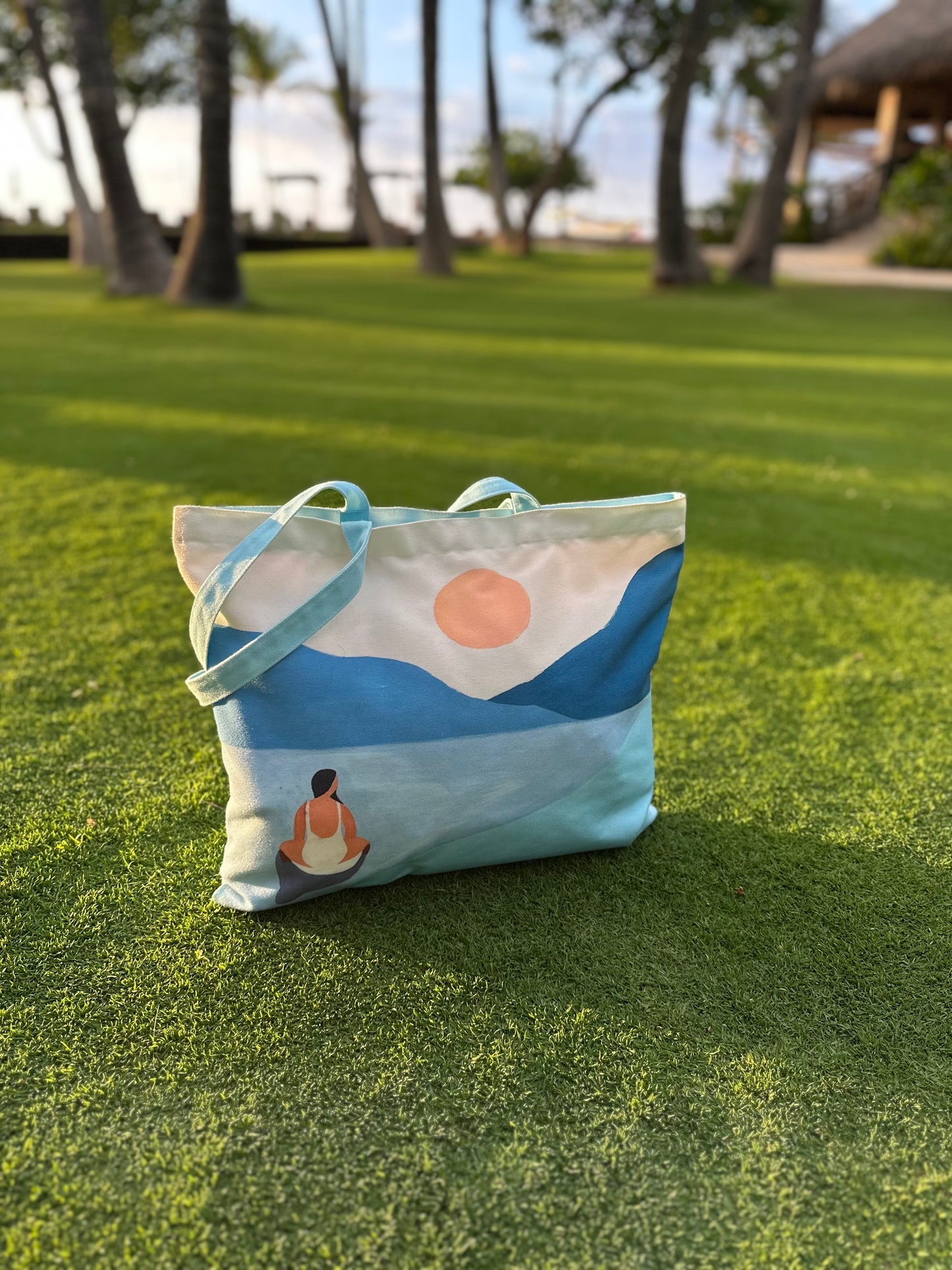 Serene Blue Tote Bag – Inspired by Hawaii 🌊