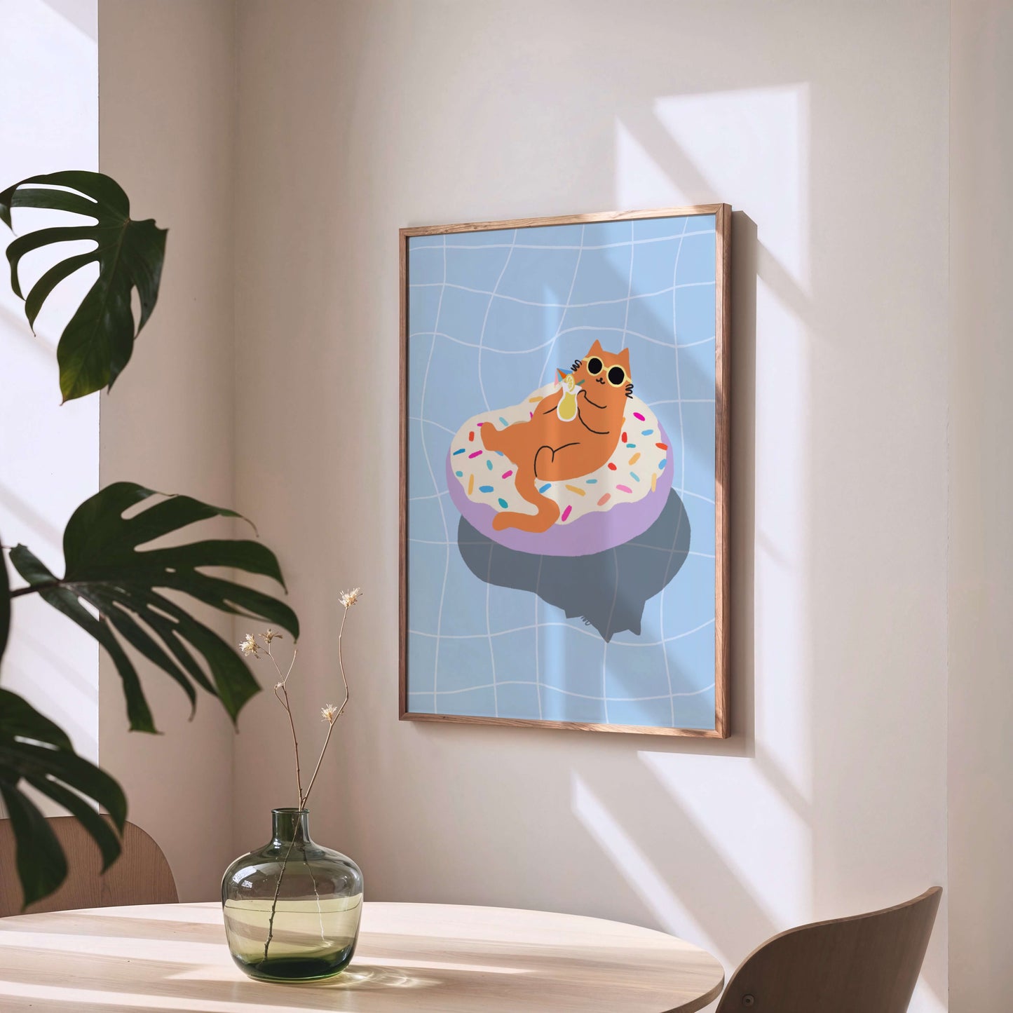 "Just Donut Care" Matted Print