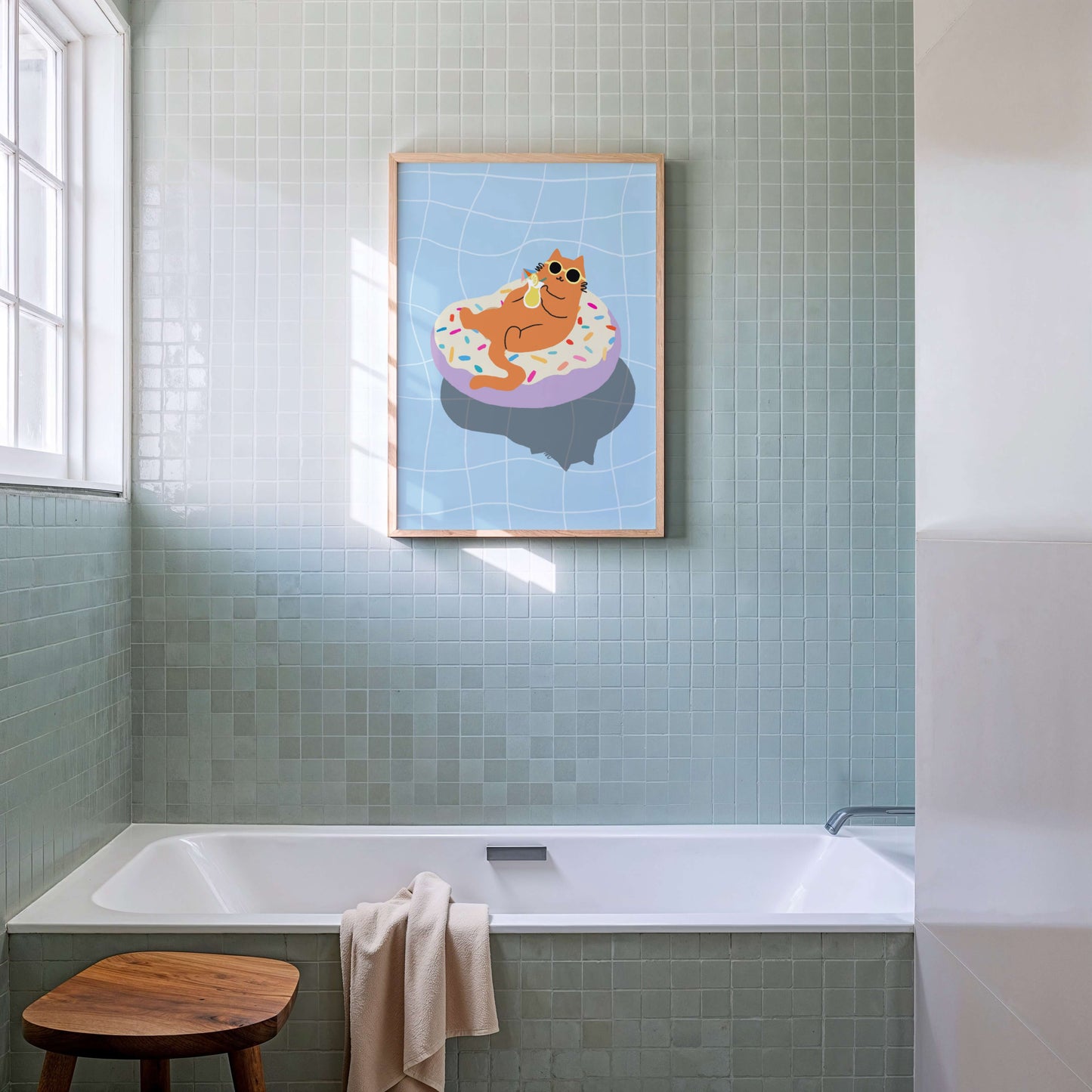 "Just Donut Care" Matted Print