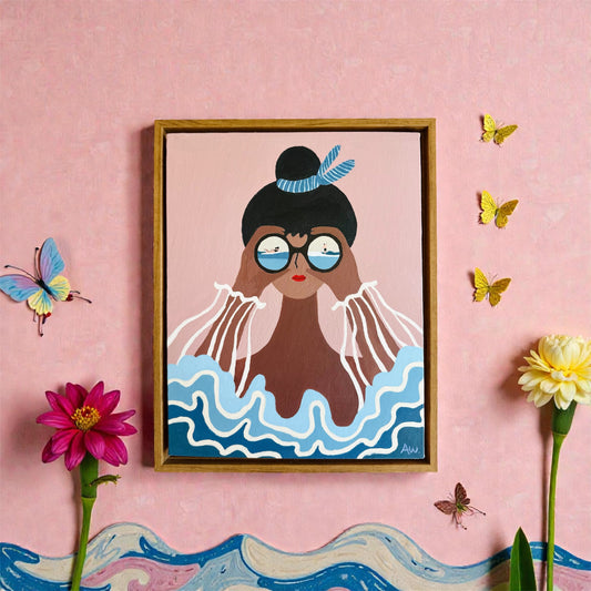 Sea what I See — Original Acrylic Painting (11”x14”)