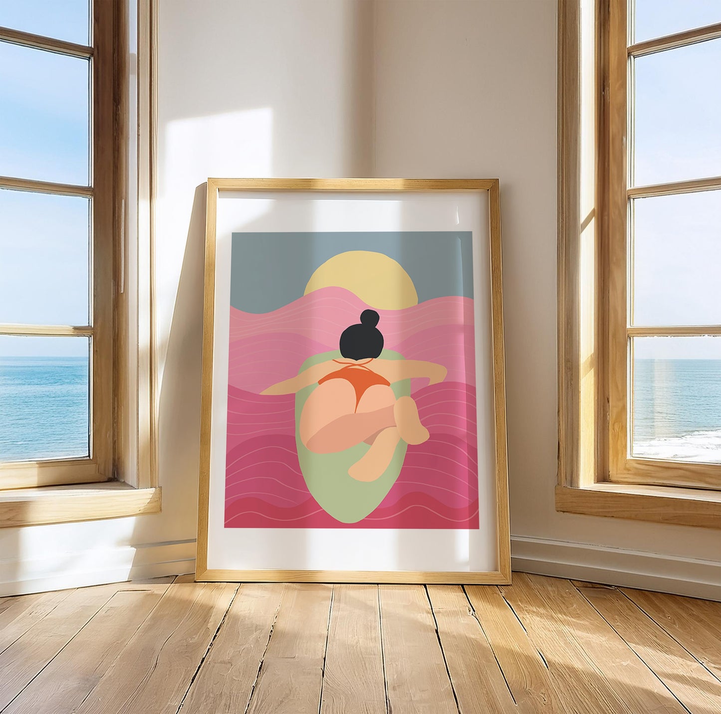 "50 Shades of Pink" Matted Print