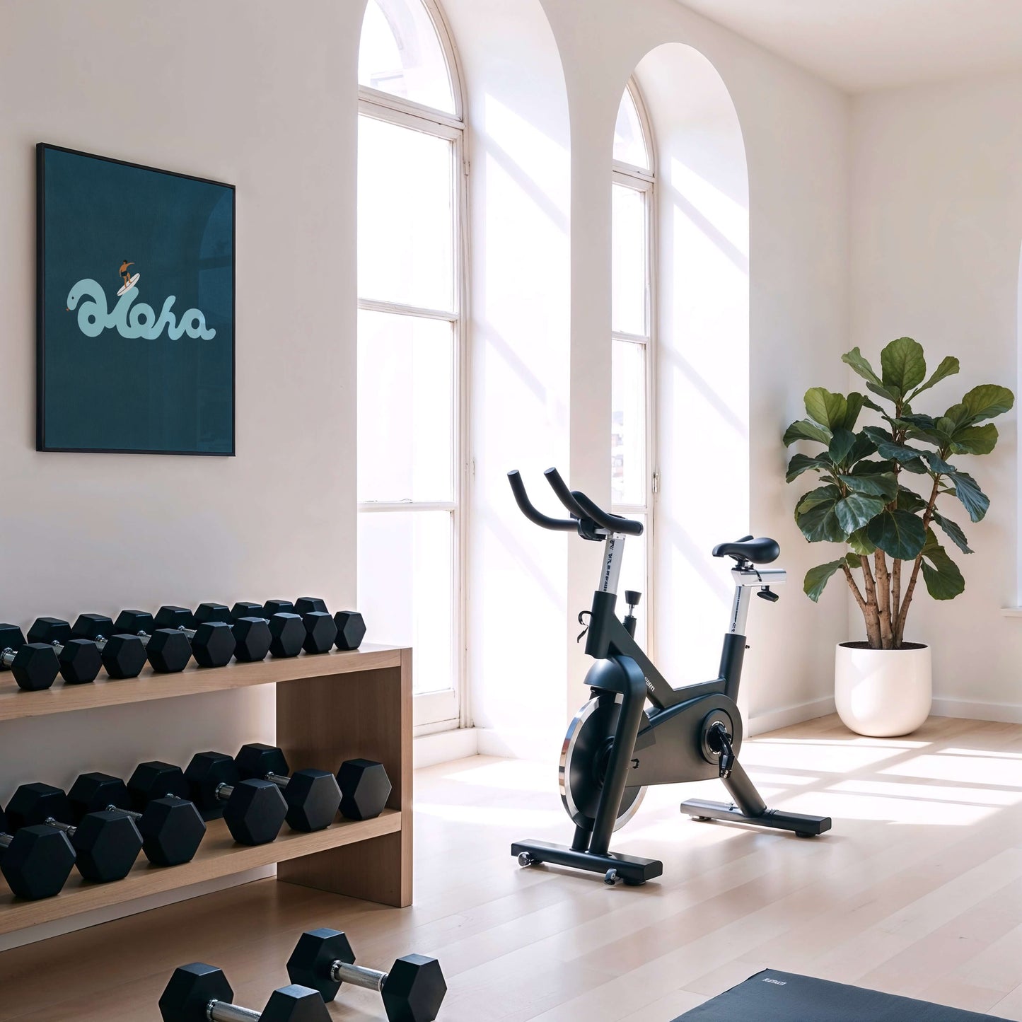 "Riding the Aloha: His Rhythm" Matted Print – Inspired by Hawaii