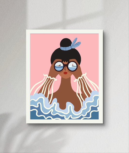 "Sea What I See" Matted Print