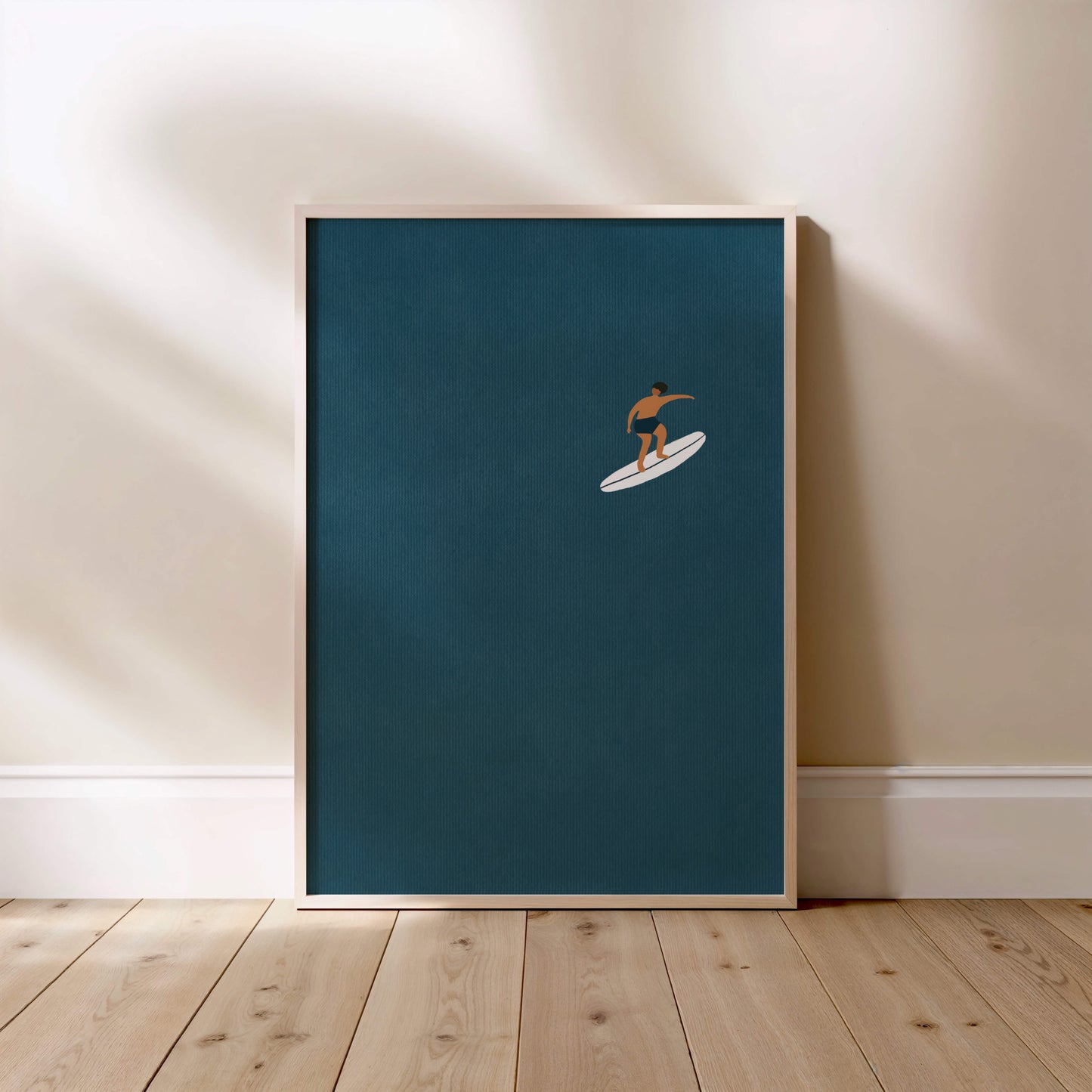 “Surfing Boy” Matted Print – Inspired by Hawaii