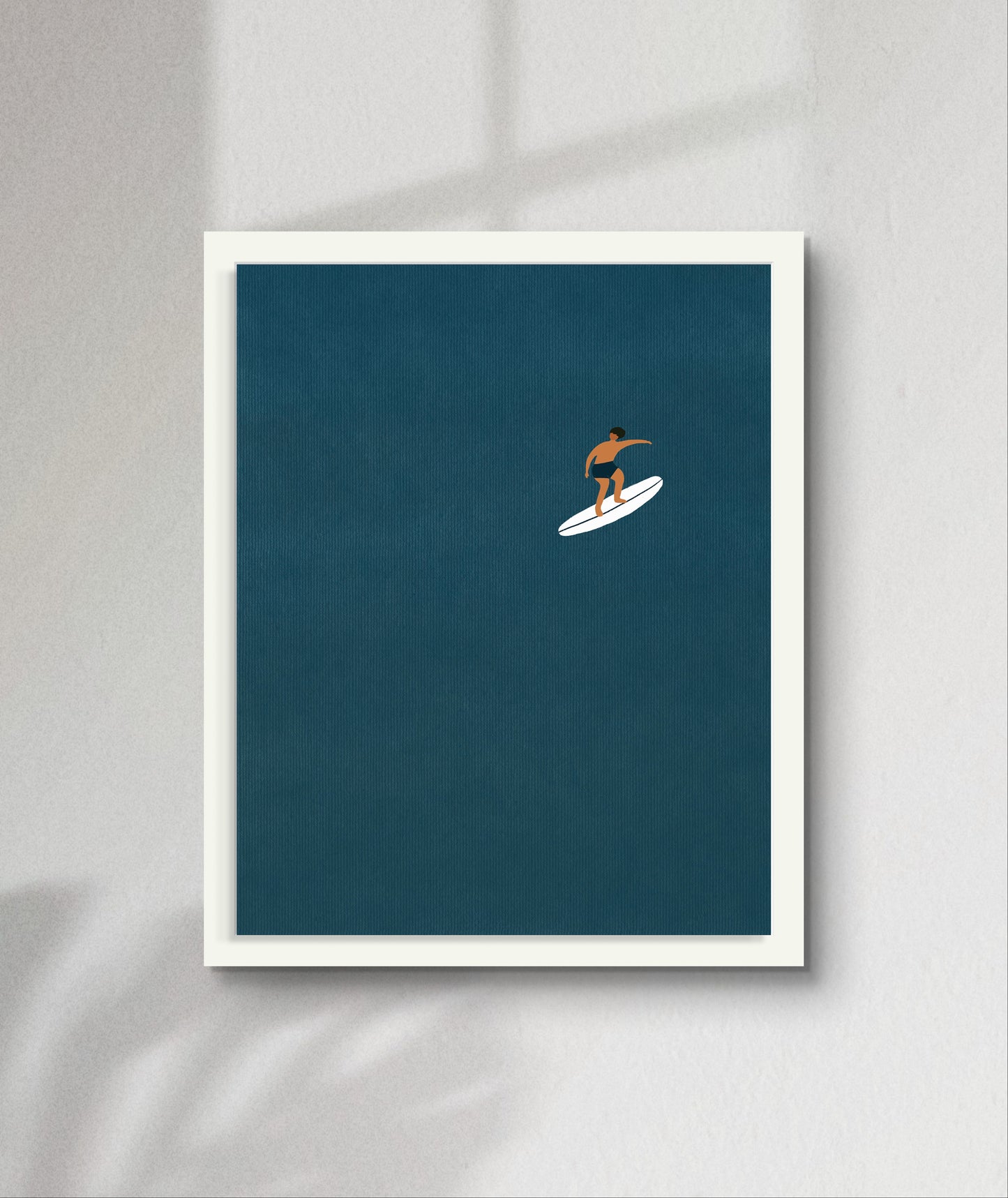 “Surfing Boy” Matted Print – Inspired by Hawaii