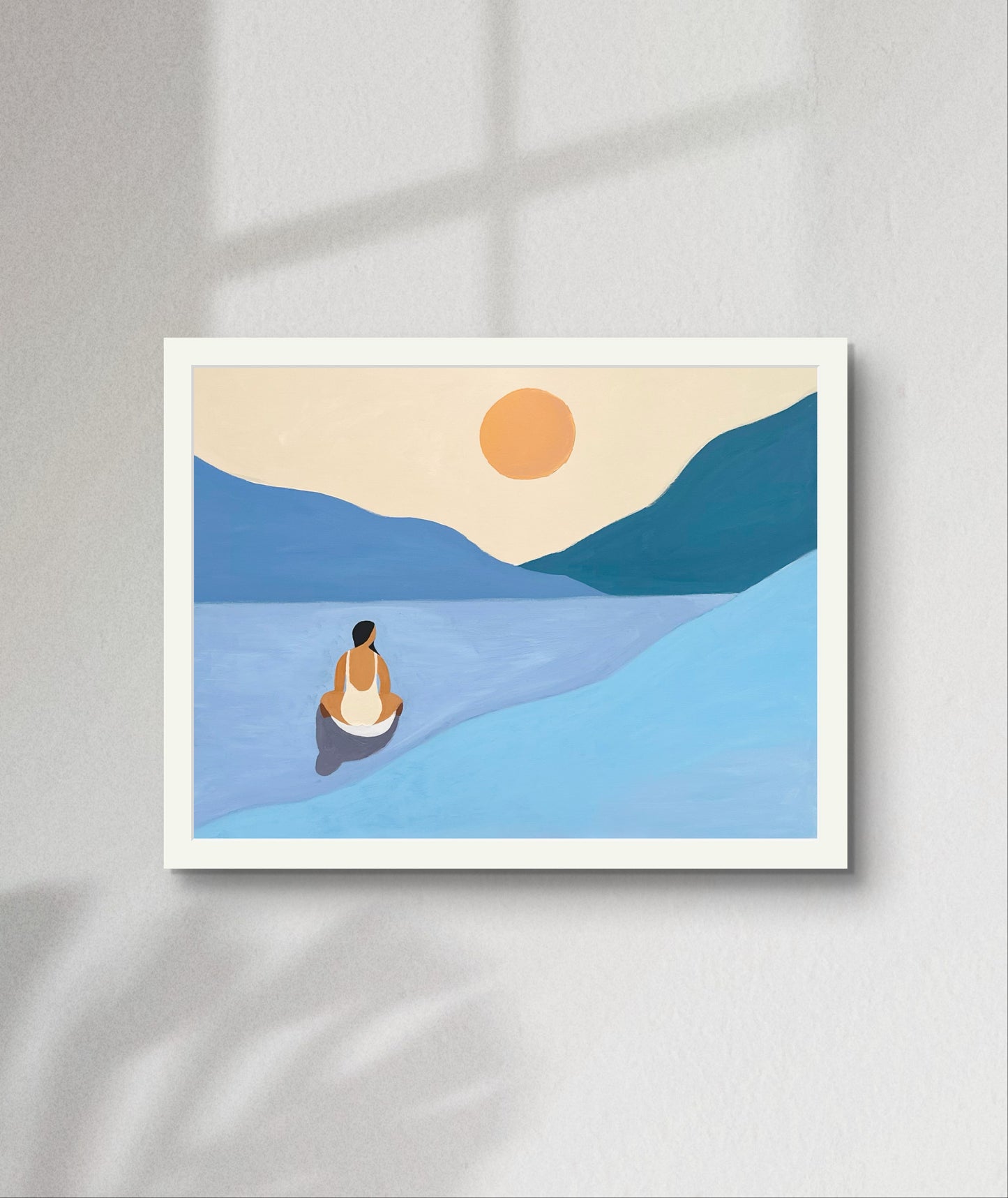 "Serene Blue" Matted Print