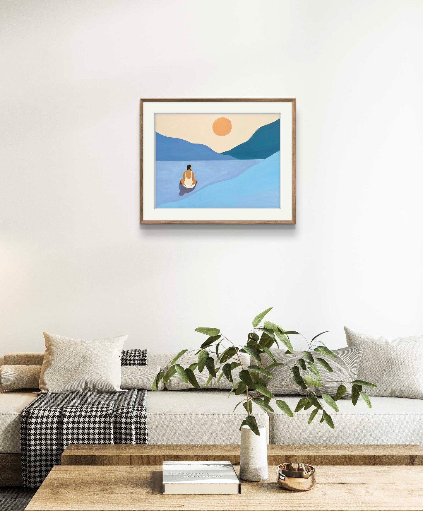 "Serene Blue" Matted Print