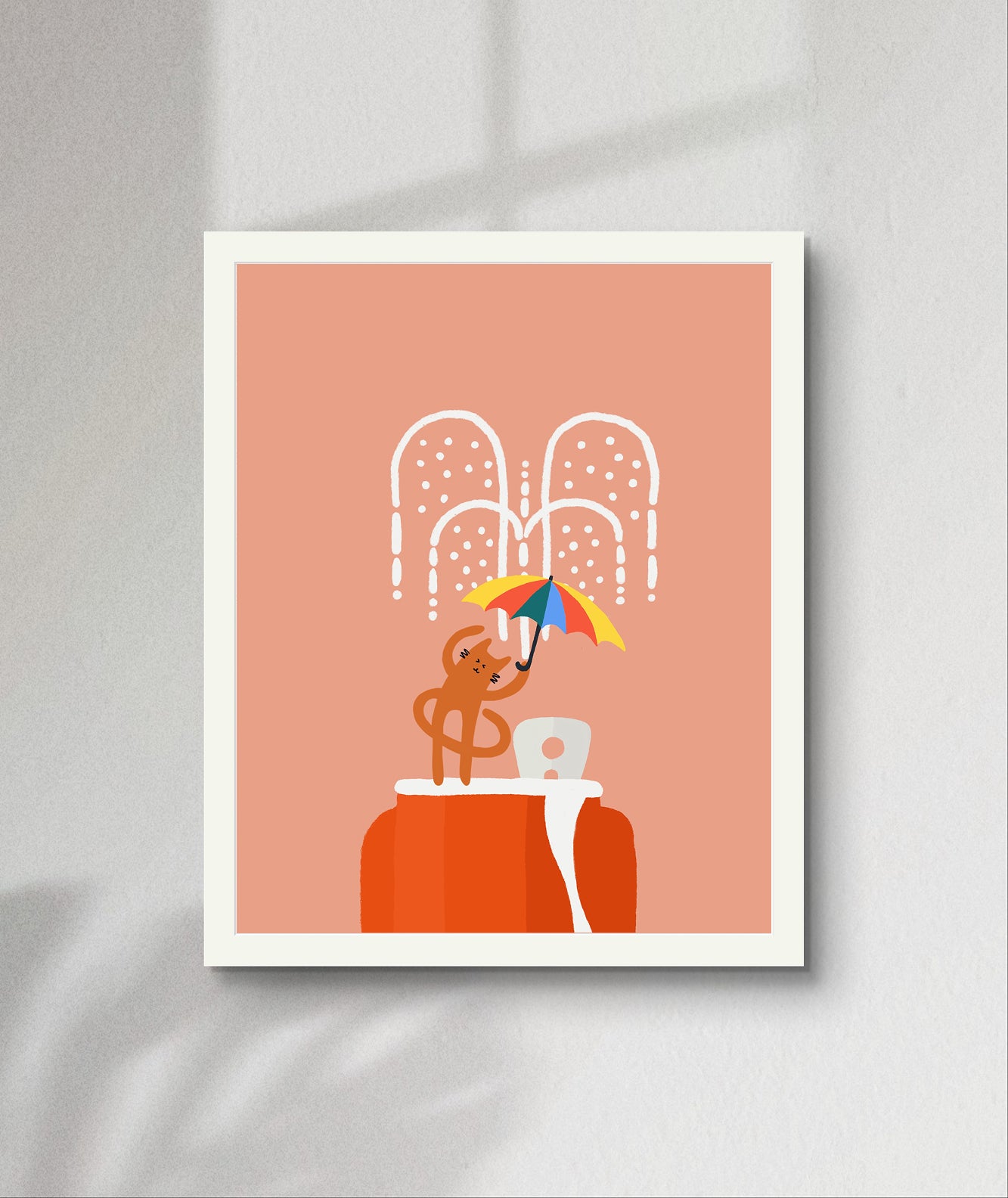 "Soda Rain" Matted Print